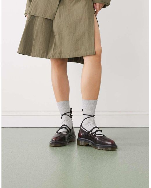 Dr. Martens Green Elphie Lace Up Shoe
