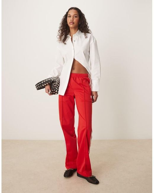 Adidas Originals Red Firebird Loose Track Pants