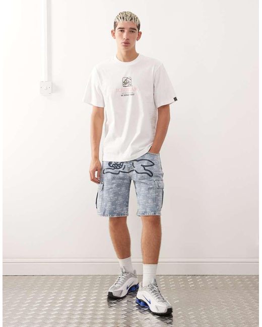 ICECREAM T-Shirt Met 'We Serve It Best' Print in het White voor heren