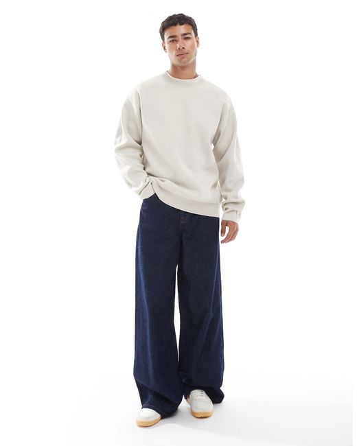Pull ras Jack & Jones pour homme en coloris White