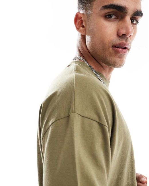 ASOS Green Essentials Oversized T-shirt for men