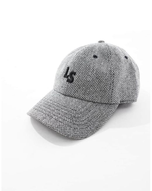 Gorra Negra Y Blanca Con Logo De Levi's de color White