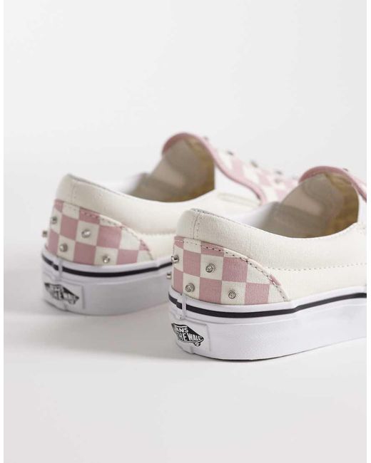 Vans White Slip-On Trainers