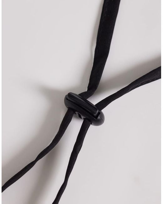 ASOS Black Tech Bucket Hat for men
