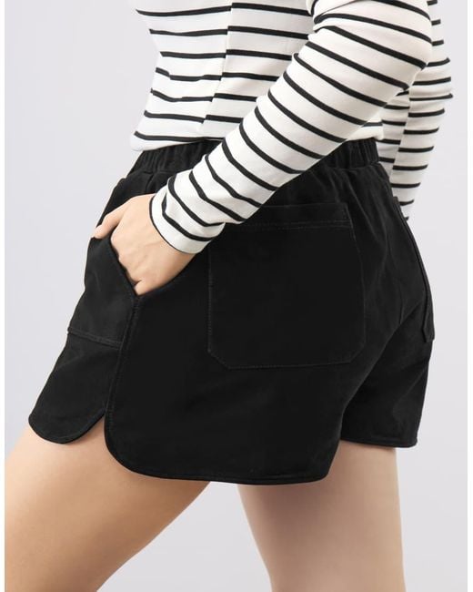 Bolongaro Trevor White Real Suede Tracie Short