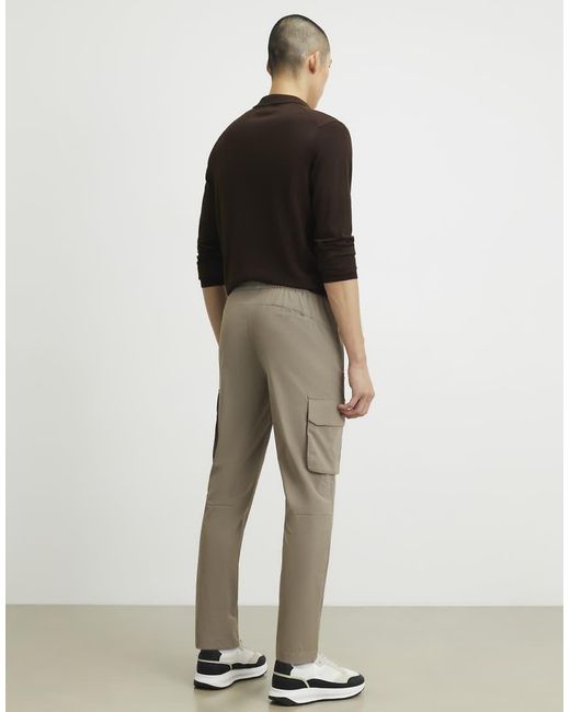 River Island Natural Skinny Fit Cargo Trousers for men