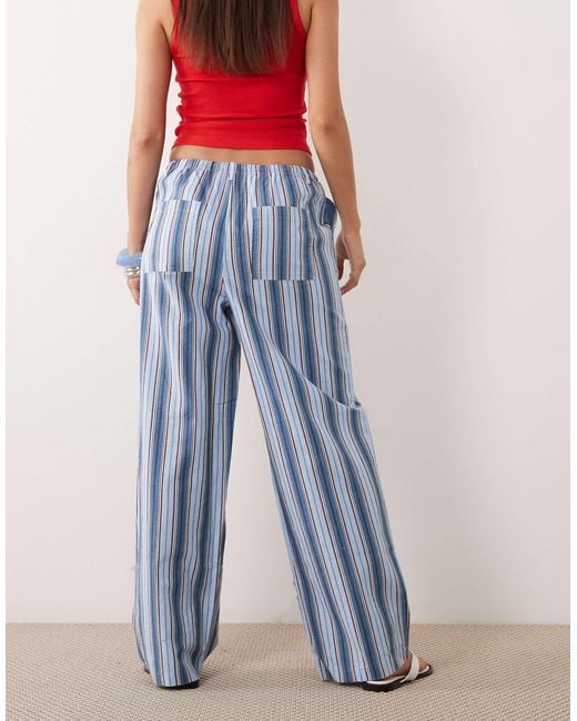 ASOS Blue Pull On Pants