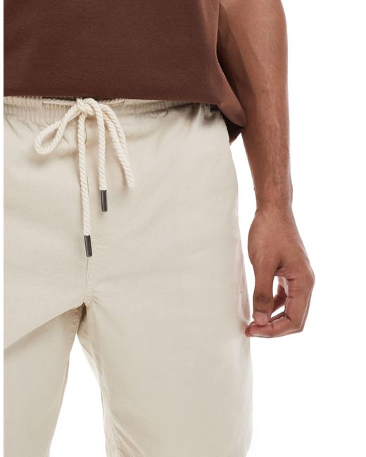 Farah – sepel – shorts in Natural für Herren