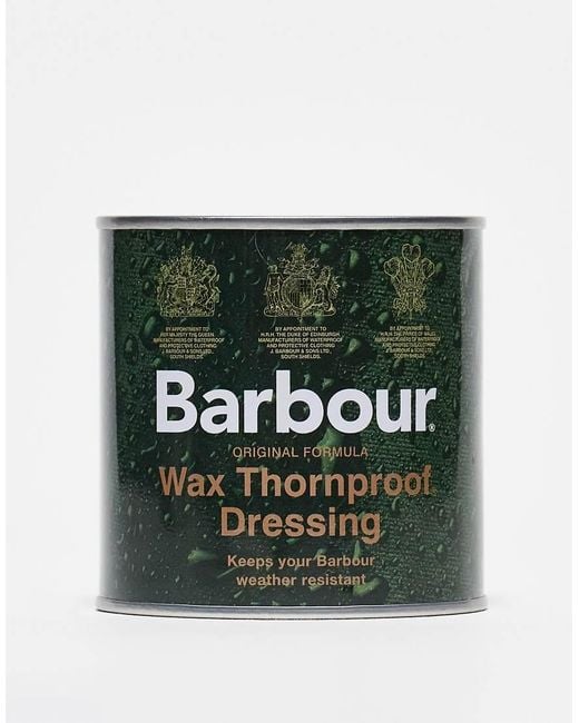 Barbour Green Wax Thornproof Dressing Tin-multi