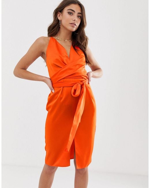 asos cami midi dress
