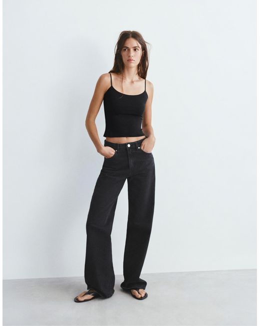 Pull&Bear Black – oberteil
