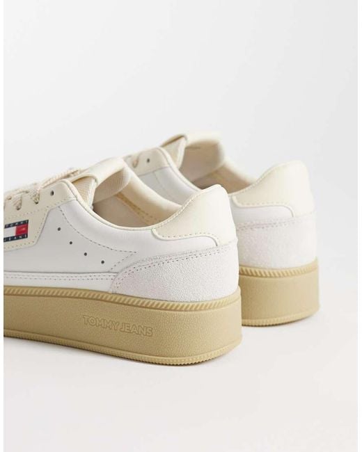 Tommy Hilfiger White Greenwich Platform Trainers