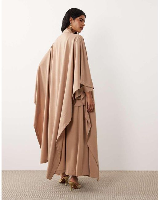 Abaya Iyal de color Natural