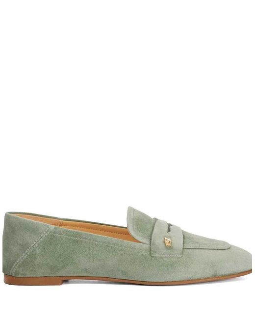 Dune Green Glances Loafers