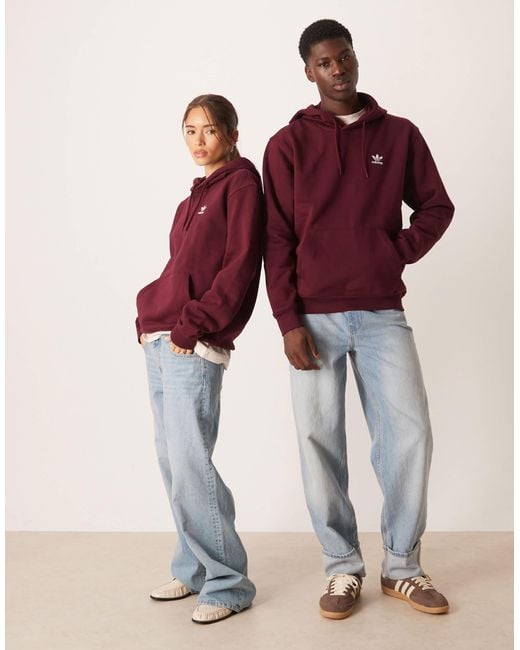 Adidas Originals Purple Essentials Hoodie