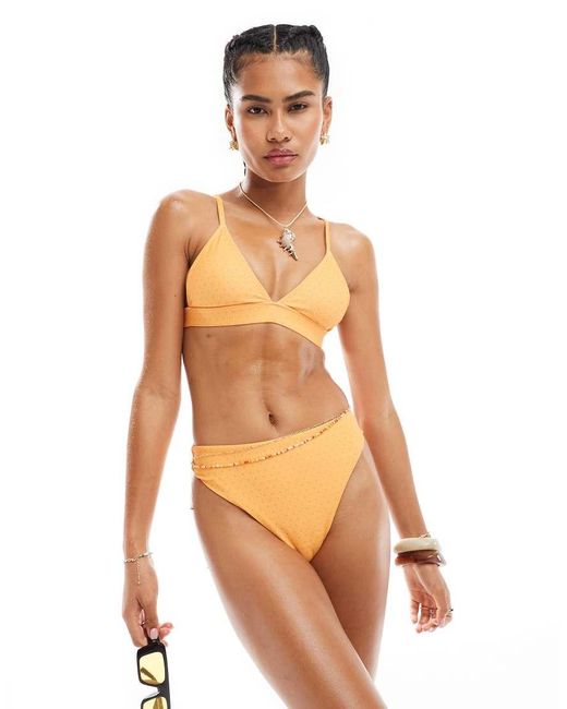 OOSC Orange Tangerine Squeeze Mix And Match Mile High Bikini Bottoms