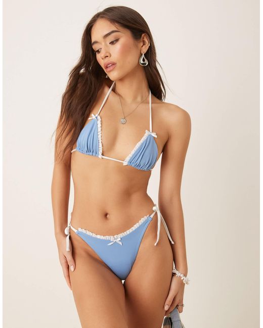 ASOS Blue – imogen – bikinihose