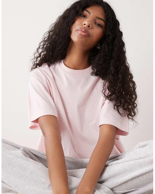 Monki Pink Oversized T-shirt