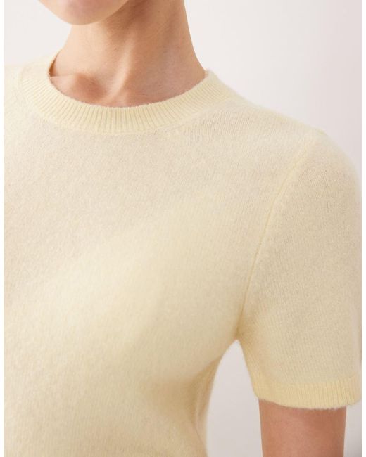Abercrombie & Fitch Natural Knitted Skimming T-shirt