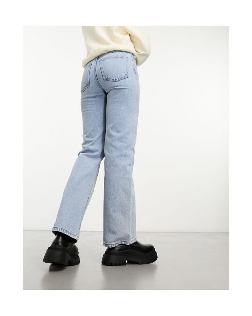 Miss Selfridge Blue – gerade geschnittene jeans