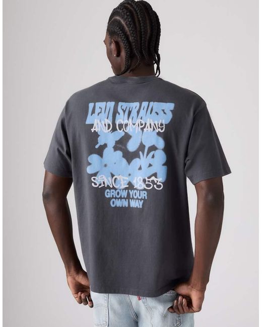 Levi's Blue Graphic Vintage Fit T-Shirt for men