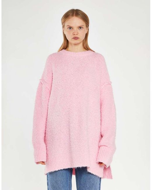 Glamorous Pink Oversized Jumper