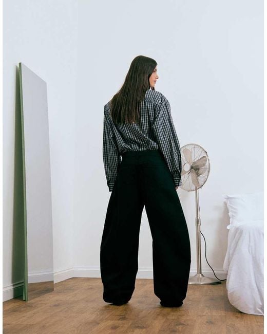 Lioness Blue Horseshoe Barrel Leg Jeans