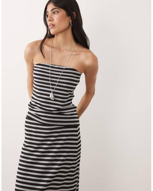 ASOS Black Co-ord Bandeau Top