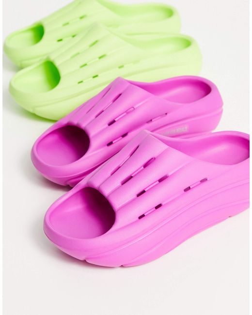Ugg Pink Foam Slides