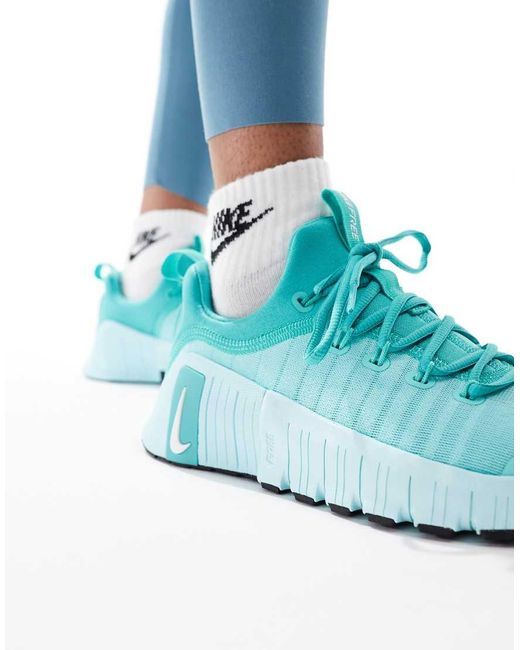 Nike Blue Free Metcon 6 Trainers