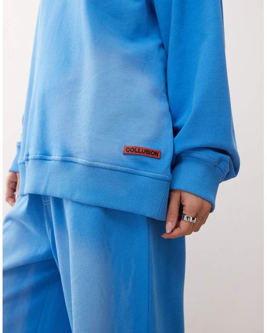 Collusion Sweater in het Blue