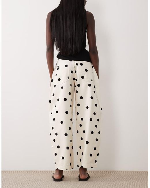 ASOS White Barrel Jean