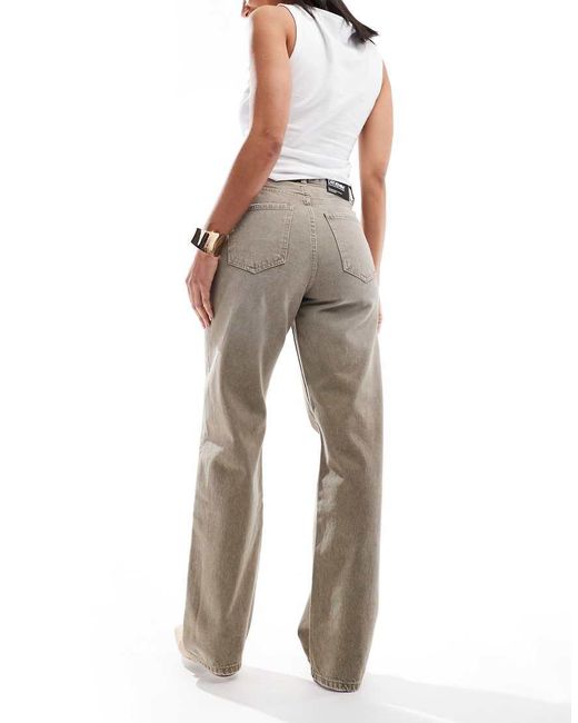 Dr. Denim Brown Echo Straight Leg Jeans