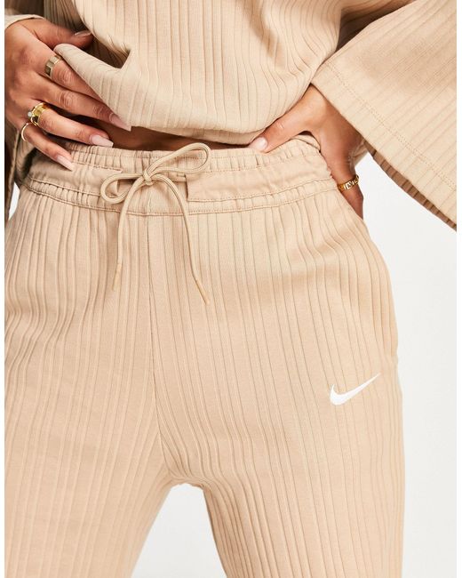 nike femme rib wide leg