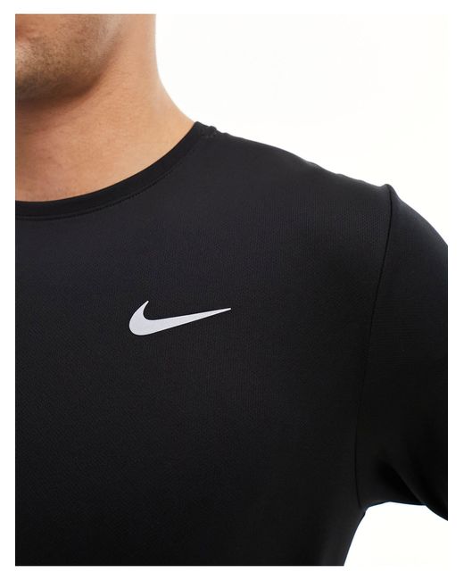 Nike Black Dri-fit Miler Long Sleeve Top for men