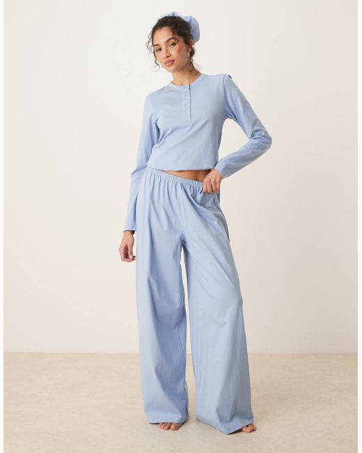 ASOS Blue – mix & match – pyjama-hose