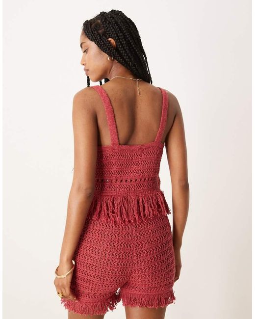 ASOS Red Co-ord Knitted Cami Top