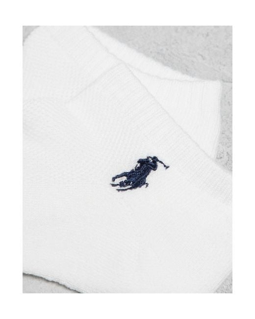 Polo Ralph Lauren White – 6er-pack sneaker-socken