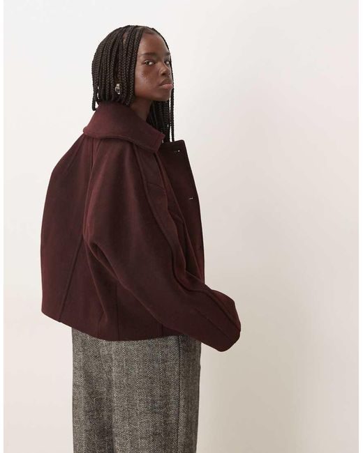 Mango Brown Short Tailo Jacket