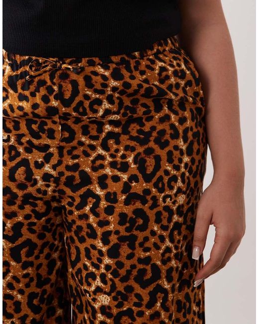 Esmee Curve Brown Tie Front Beach Pants