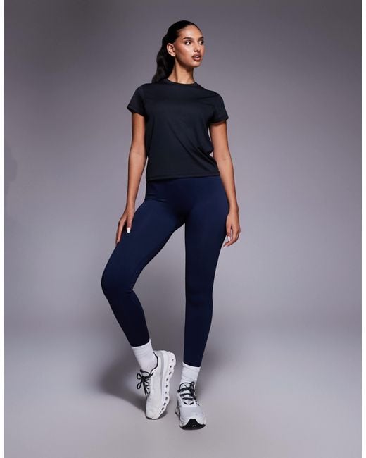 4505 Blue Quick Dry Mesh Boxy Fit Running T-shirt