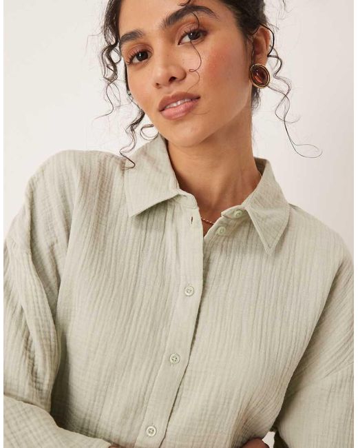 Camicia Corta di Jdy in Natural