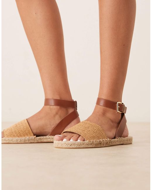 ASOS Natural Jilly Espadrille Sandals