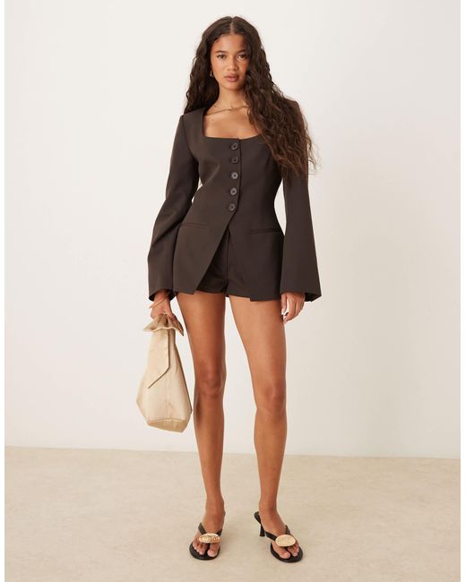 ASOS Black – taillierter blazer
