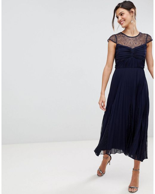 coast navy lace dress
