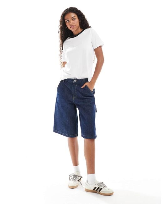 Vero Moda White T-shirt With Contrast Neckline