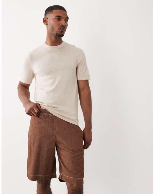 Paul Smith Regular-Fit Short in het Natural voor heren