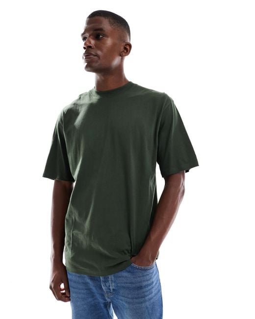 Jack & Jones Green Oversized T-shirt for men
