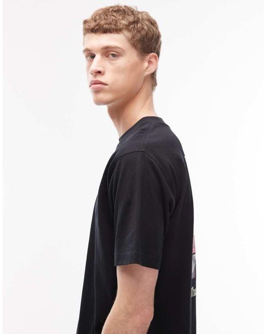 New Balance Blue N Collage T-shirt for men