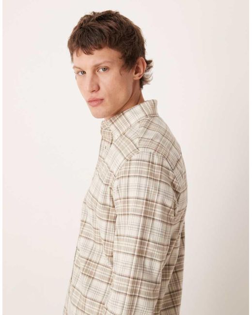 Camicia di Mango in Natural da Uomo